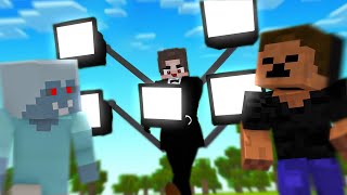 1545 KARDEŞLERİ TITAN TV MAN OLARAK TROLLEDİM  😈  Minecraft [upl. by Aramenta112]