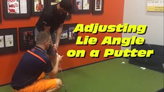 Adjusting Lie Angle On A Putter [upl. by Zacharia]