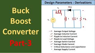 Buck Boost Converter  Design Parameters Derivations Part3 [upl. by Appleby5]