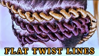 HOW TO DO FLAT TWIST  SPIRALS  MAJONGOOSENEGALESE TWIST CORNROWS FOR BEGINNERS JOYCEARTSp2p [upl. by Anitsyrc763]