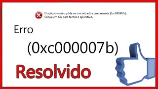 ERRO 0xc00007b em Jogos e Apps Resolvido [upl. by Girovard]