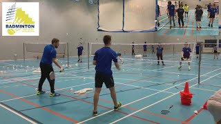 Entraînement Badminton CBCA débutant intermédiaire et avancé [upl. by Nauqel]