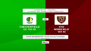 Chesterfield Ist XI v South Wingfield Ist XI [upl. by Enilraep8]