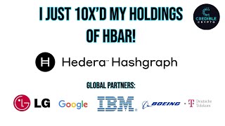 HBAR  The Next TOP 20 Alt Coin [upl. by Ainoyek]