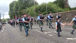 Garvagh Pipe Band  Garvagh Orange Service 2024 [upl. by Marchall]