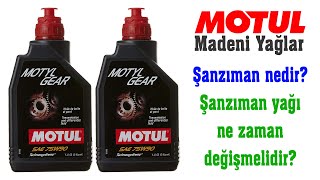 Şanzıman nedir Şanzıman yağı ne zaman değişmelidir Motul Motyl Gear Sae 75w90 [upl. by Murial]