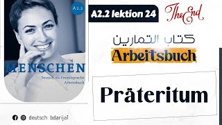 A22 Menschen  Lektion 24  Arbietsbuch  Präteritum  das ENDE [upl. by Nahte]