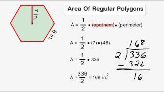 Area Of Regular Polygons [upl. by Skees]