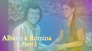 Albano Carrisi e Romina Power Libertà Con testo Video Mario Ferraro [upl. by Ynwat673]