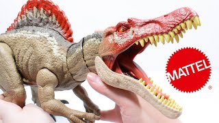 Camp Cretaceous Extreme Chompin Spinosaurus Review  Mattel Jurassic World  Camp Cretaceous [upl. by Beacham741]