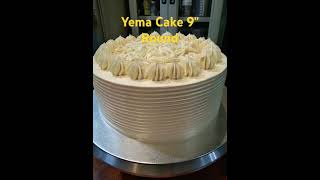 Yummy Yema Cake 9quot baking cake cakedecorating food [upl. by Lisabet]