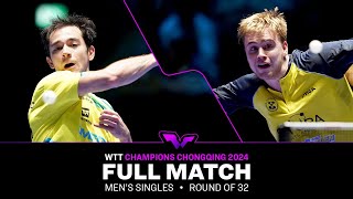 FULL MATCH  Hugo Calderano vs Truls Moregard  MS R32  WTTChongqing 2024 [upl. by Woodruff]