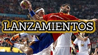 BALONMANO  LANZAMIENTOS [upl. by Cuda]