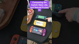 Comparing the Switch OLED Switch Lite and Retroid pocket 3 plus with my gf retrogaming retro [upl. by Toombs]