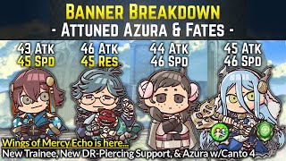 Attuned Azura Mozu Yukimura amp Hayato MercyWing Echo  Banner Breakdown [upl. by Ardeahp700]