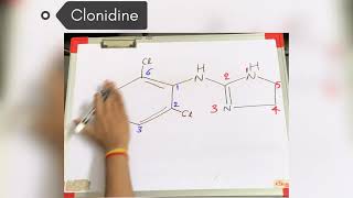 Clonidine Structure and IUPAC Name [upl. by Noelc233]