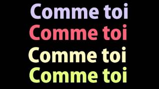 JeanJacques Goldman  Comme Toi lyrics [upl. by Llennahc]