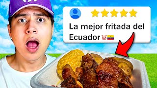 Probando la MEJOR FRITADA del ECUADOR 🐷🇪🇨 [upl. by Icyaj]