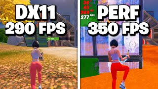 DX11 VS PERFORMANCE MODE  Fortnite Chapter 4 [upl. by Gisele]