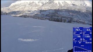 Skiwelt Wilder Kaiser  Talabfahrt Ellmau 2020  HD [upl. by Omar]