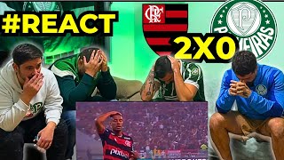 REACT FLAMENGO 2 X 0 PALMEIRAS  ACABOU… [upl. by Germann]