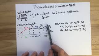 Thermoelement amp Seebeck Effekt  Sensoren  passive Bauelemente [upl. by Oab]