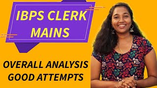 IBPS CLERK MAINS LIVE REVIEW  REENA [upl. by Yearwood]