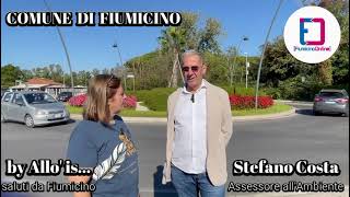 quotFiumicino in Fiorequot promessa mantenuta Intervista allAssessore Costa [upl. by Drofhsa]