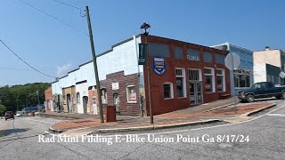 Rad Mini Folding EBike Union Point Ga Video Aug 17th 2024 radebike ebike automobile travel [upl. by Frodi]