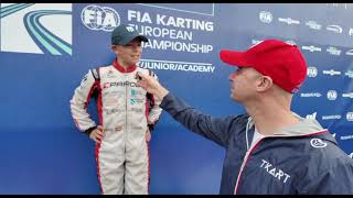 Christian Costoya Parolin Motorsport – Parolin – TM Kart FIA Karting Euro Champ RD4 Asum Ring 24 [upl. by Sucram]