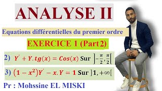 Équations différentielles du premier ordre Exercice 1 part 2 [upl. by Hurleigh]