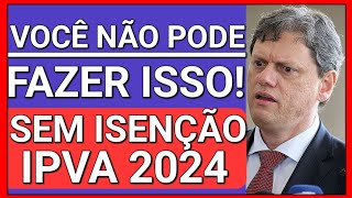 O FIM DA ISENÃ‡ÃƒO DE IPVA P quotLEVESquot DESTRAVADA TESE SECRETA [upl. by Akemhs]