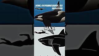 Orca Vs Cretodus Crassidens orca shark 1v1 [upl. by Tavi]