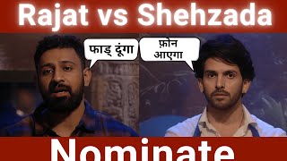 BIGG BOSS 18 RAJAT VS SHEHZADA LIVE EPISODE [upl. by Adleme]