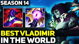 RANK 1 BEST VLADIMIR IN SEASON 14  AMAZING GAMEPLAY  League of Legends [upl. by Singband382]