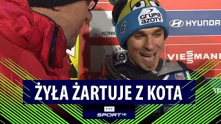 PŚ Zakopane Piotr Żyła żartuje z Macieja Kota [upl. by Luke631]