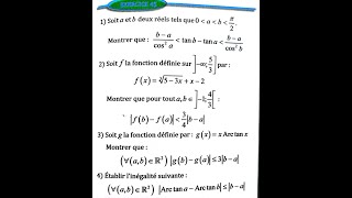 dérivation et étude des fonctions 2 bac SM Ex 45 et 46 page 153 Almoufid [upl. by Oniskey]