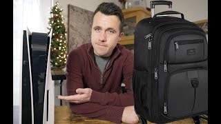 The Best Rolling Backpack for Travel in 2023 ✈️ It can fit a PS5 inside [upl. by Ramgad]