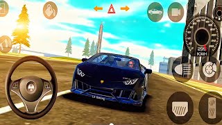 Black Lamborghini Car Driving 3D  Lamborghini wala Game  Lamborghini Car Game  Android Game Play [upl. by Luciana]