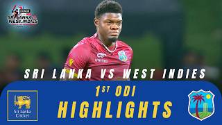 1st ODI  Highlights  West Indies Tour Of Sri Lanka  20th October 2024 [upl. by Ressay]