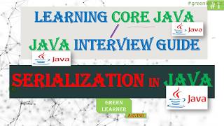 Serialization Interview Questions List  Serialization In Java 1  Core Java Tutorial [upl. by Ravid67]