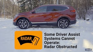 Honda Sensing Radar Obstructed Message  Quick Tips [upl. by Ellmyer]