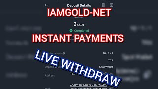 IAMGOLDNET  THR WORLDS MOST STABLE INVESTMENT INCOME PLATFORM IN 2024  DAILY HIGH PROFIT  USDT [upl. by Vernon380]