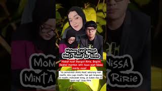 Momen Nissa Sabyan minta maaf🤔artist music trending [upl. by Janek]