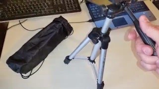 Unpacking Weifeng WT3110A Tripod Aluminum With 3Way Universal Digital Camera Tripod [upl. by Gibeon]