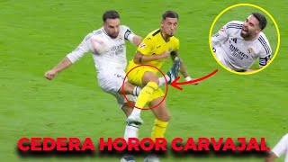 CARVAJAL CEDERA H0R0R 😱 Bakal Absen Lama Musim Ini Selesai Bagi Dani Carvajal [upl. by Sullecram761]