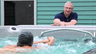 Michael Phelps Uses a Swim Spa to Train  MP Webisodes EP01 [upl. by Atiran]