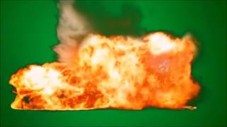 Green screen effects for FIRE BLAST EXPLOSION chroma key  Adobe after effects Sony vegas vfx [upl. by Akcirederf]