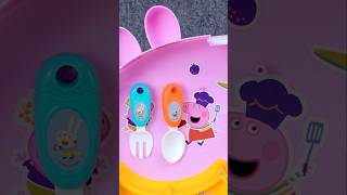 Peppa Pig Miniature Kitchen Set Toys Satisfying With Unboxing ASMR Video Lily Toys Unboxing [upl. by Eseerehs]