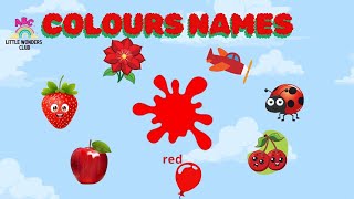 Lets Learn The Colors Names  Colors Names  Identify Basic Colors And Showing Color Items [upl. by Tebzil]